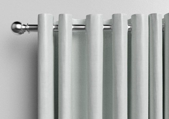 Shima Faux Silk, Silver - Made to Measure Curtains - Image 12